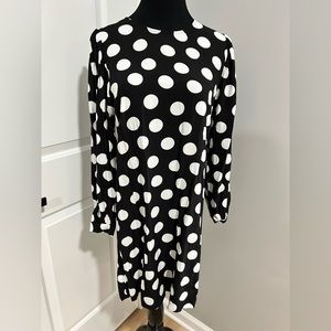 NWOT LOFT Polka Dot Shift Dress